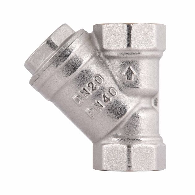 Фильтр грубой очистки Thermo Alliance Standart 3/4"ВВ никель для воды косой TAS124W20, фото , зображення 5 | SNABZHENIE.com.ua Фильтр грубой очистки Thermo Alliance Standart 3/4"ВВ никель для воды косой TAS124W20, фото , зображення 5 | SNABZHENIE.com.ua