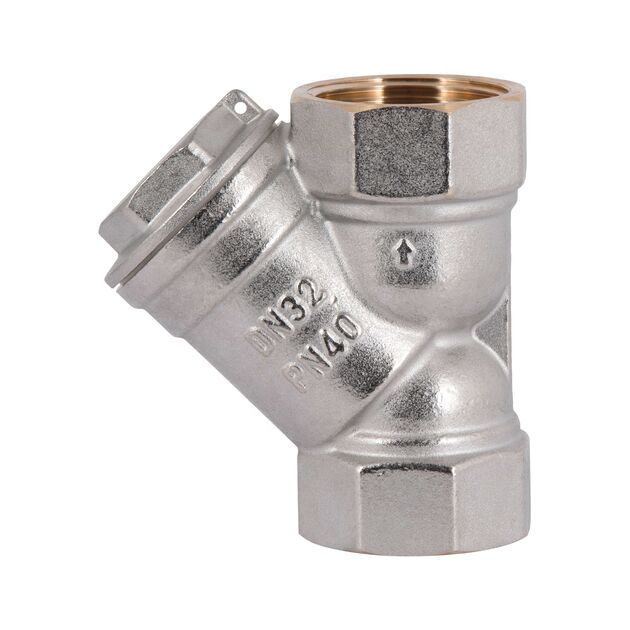 Фильтр грубой очистки Thermo Alliance Standart 1 1/4"ВВ никель для воды косой TAS124W32, фото , зображення 5 | SNABZHENIE.com.ua Фильтр грубой очистки Thermo Alliance Standart 1 1/4"ВВ никель для воды косой TAS124W32, фото , зображення 5 | SNABZHENIE.com.ua