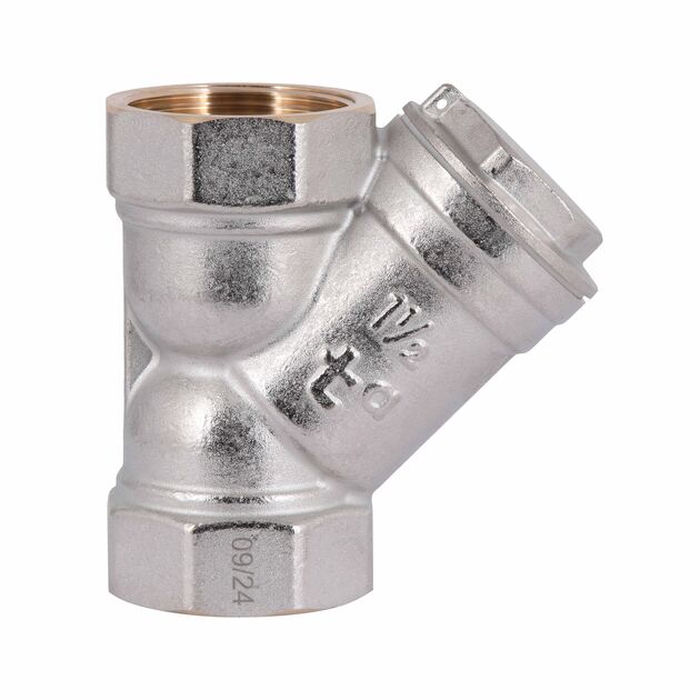 Фильтр грубой очистки Thermo Alliance Standart 1 1/2"ВВ никель для воды косой TAS124W40, фото , зображення 3 | SNABZHENIE.com.ua Фильтр грубой очистки Thermo Alliance Standart 1 1/2"ВВ никель для воды косой TAS124W40, фото , зображення 3 | SNABZHENIE.com.ua