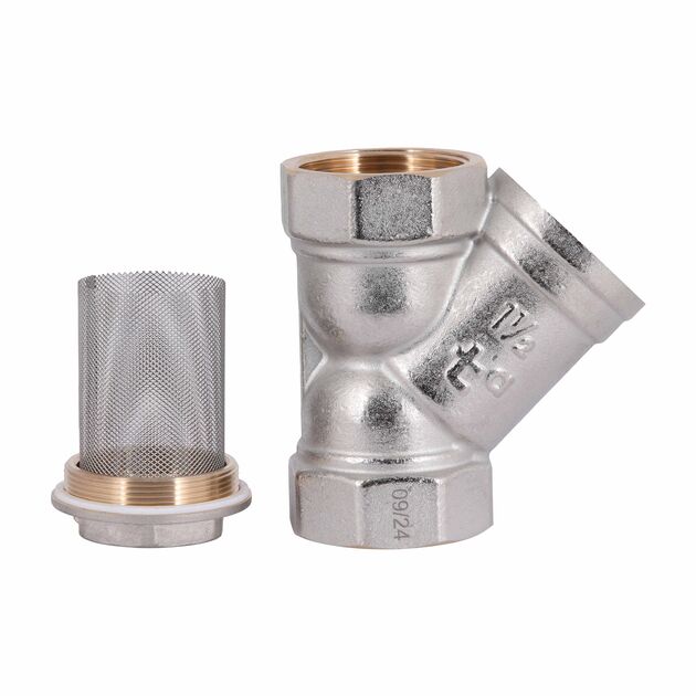 Фильтр грубой очистки Thermo Alliance Standart 1 1/2"ВВ никель для воды косой TAS124W40, фото , зображення 6 | SNABZHENIE.com.ua Фильтр грубой очистки Thermo Alliance Standart 1 1/2"ВВ никель для воды косой TAS124W40, фото , зображення 6 | SNABZHENIE.com.ua
