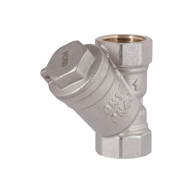 Фильтр Thermo Alliance Standart для газа 1/2"ВВ никель, косой TAS125G15, фото  | SNABZHENIE.com.ua
