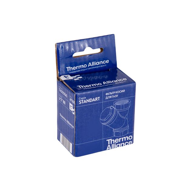 Фильтр Thermo Alliance Standart для газа 1/2"ВВ никель, косой TAS125G15, фото , изображение 8 | SNABZHENIE.com.ua Фильтр Thermo Alliance Standart для газа 1/2"ВВ никель, косой TAS125G15, фото , изображение 8 | SNABZHENIE.com.ua