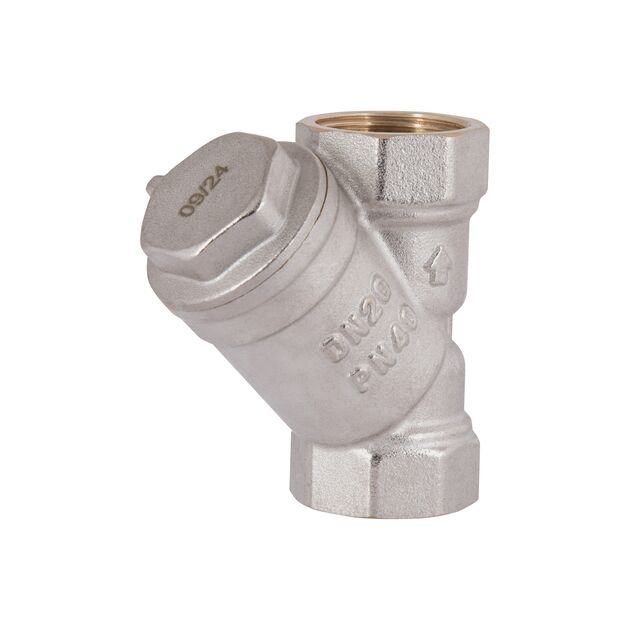 Фильтр Thermo Alliance Standart для газа 3/4"ВВ никель, косой TAS125G20, фото  | SNABZHENIE.com.ua