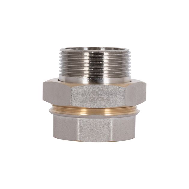 Сгон-американка Thermo Alliance Standart 1 1/2"ВН никель, прямой TAS190W40, фото  | SNABZHENIE.com.ua