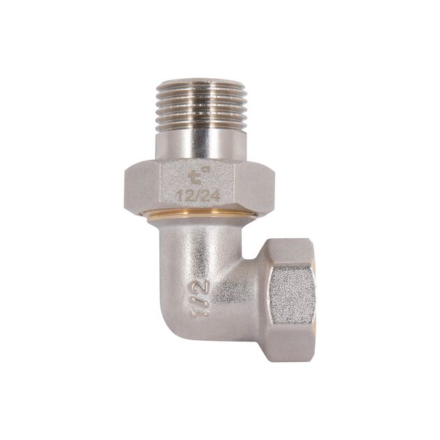 Сгон-американка Thermo Alliance Standart 1/2"ВН никель, угловой TAS191W15, фото , изображение 3 | SNABZHENIE.com.ua Сгон-американка Thermo Alliance Standart 1/2"ВН никель, угловой TAS191W15, фото , изображение 3 | SNABZHENIE.com.ua