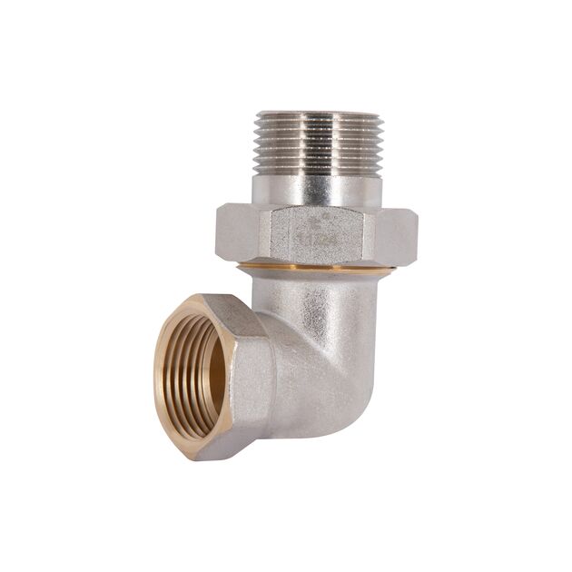 Сгон-американка Thermo Alliance Standart 1"ВН никель, угловой TAS191W25, фото  | SNABZHENIE.com.ua
