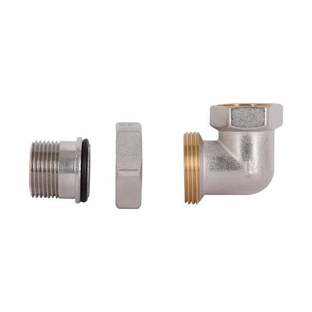 Сгон-американка Thermo Alliance Standart 1"ВН никель, угловой TAS191W25, фото , изображение 6 | SNABZHENIE.com.ua Сгон-американка Thermo Alliance Standart 1"ВН никель, угловой TAS191W25, фото , изображение 6 | SNABZHENIE.com.ua