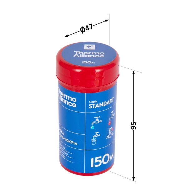 Уплотнительная нить Thermo Alliance Standart нейлоновая 150 м TAS264150, фото , изображение 2 | SNABZHENIE.com.ua Уплотнительная нить Thermo Alliance Standart нейлоновая 150 м TAS264150, фото , изображение 2 | SNABZHENIE.com.ua