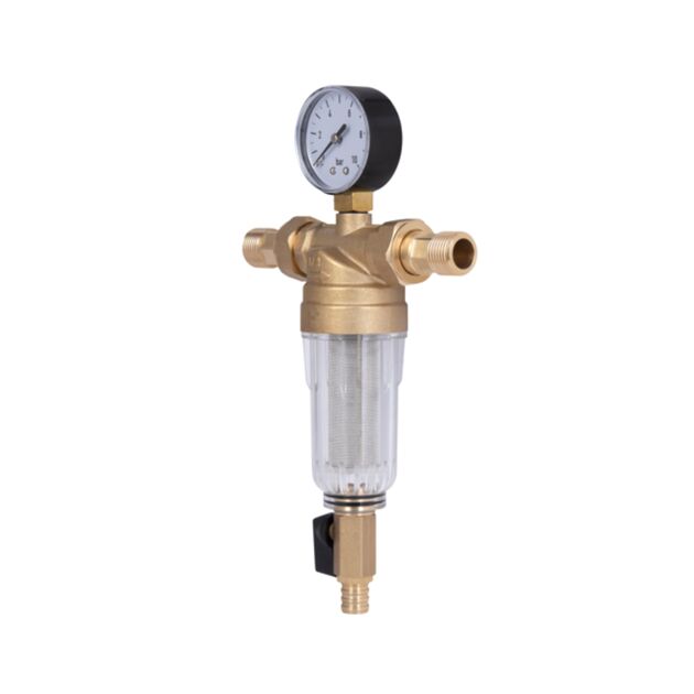 Фильтр самопромывной Thermo Alliance Standart 1/2" тонкой очистки, пластиковая колба TAS128W15, фото , зображення 4 | SNABZHENIE.com.ua Фильтр самопромывной Thermo Alliance Standart 1/2" тонкой очистки, пластиковая колба TAS128W15, фото , зображення 4 | SNABZHENIE.com.ua