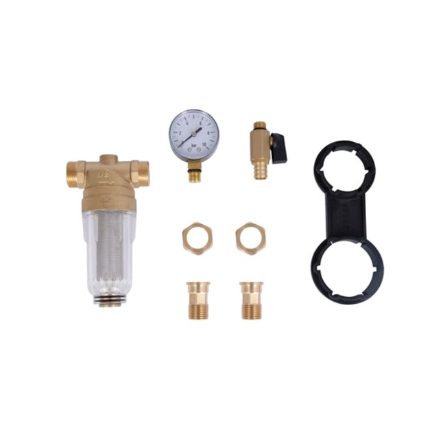 Фильтр самопромывной Thermo Alliance Standart 1/2" тонкой очистки, пластиковая колба TAS128W15, фото , зображення 6 | SNABZHENIE.com.ua Фильтр самопромывной Thermo Alliance Standart 1/2" тонкой очистки, пластиковая колба TAS128W15, фото , зображення 6 | SNABZHENIE.com.ua