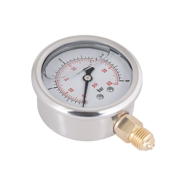 Манометр с глицерином Thermo Alliance Forte 4 бар, 1/4"Н, нижнее подключение TAF170G4B, фото , изображение 5 | SNABZHENIE.com.ua Манометр с глицерином Thermo Alliance Forte 4 бар, 1/4"Н, нижнее подключение TAF170G4B, фото , изображение 5 | SNABZHENIE.com.ua