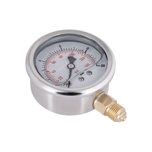 Манометр с глицерином Thermo Alliance Forte 10 бар, 1/4"Н, нижнее подключение TAF170G10B, фото , изображение 5 | SNABZHENIE.com.ua Манометр с глицерином Thermo Alliance Forte 10 бар, 1/4"Н, нижнее подключение TAF170G10B, фото , изображение 5 | SNABZHENIE.com.ua