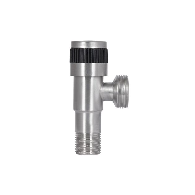 Кран угловой Thermo Alliance Standart 1/2"Нх3/4"Н нерж., с керам. буксой TAS345W1520SS, фото , изображение 5 | SNABZHENIE.com.ua Кран угловой Thermo Alliance Standart 1/2"Нх3/4"Н нерж., с керам. буксой TAS345W1520SS, фото , изображение 5 | SNABZHENIE.com.ua