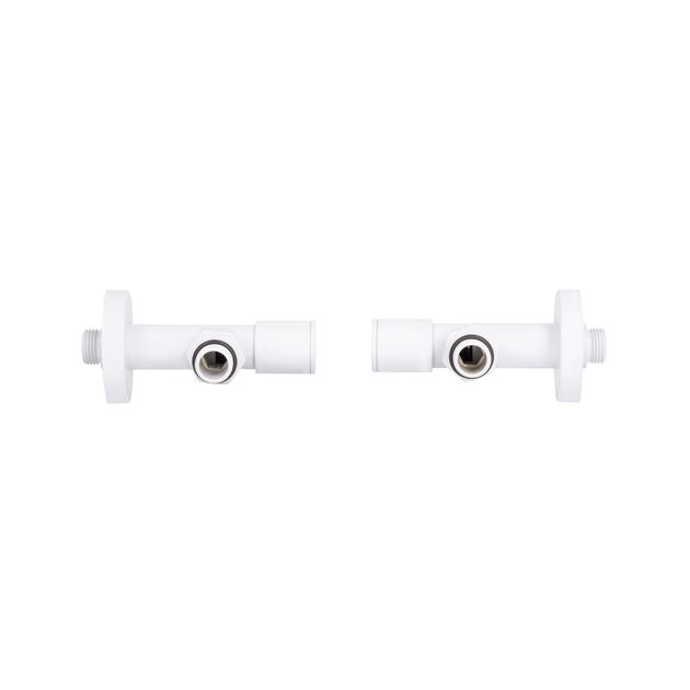 Комплект кранов Thermo Alliance Standart 1/2" Н для полотенцесушителя угловой белый SF395W15W, фото , зображення 4 | SNABZHENIE.com.ua Комплект кранов Thermo Alliance Standart 1/2" Н для полотенцесушителя угловой белый SF395W15W, фото , зображення 4 | SNABZHENIE.com.ua