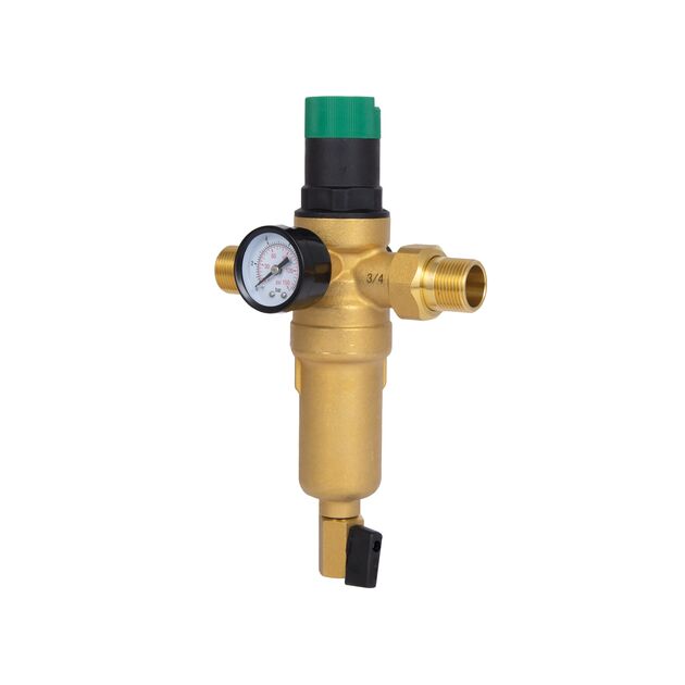 Фильтр самопромывной Thermo Alliance Forte 3/4" с редуктором для горячей воды SF128W20H, фото , зображення 3 | SNABZHENIE.com.ua Фильтр самопромывной Thermo Alliance Forte 3/4" с редуктором для горячей воды SF128W20H, фото , зображення 3 | SNABZHENIE.com.ua