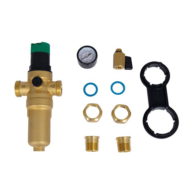 Фильтр самопромывной Thermo Alliance Forte 3/4" с редуктором для горячей воды SF128W20H, фото , зображення 6 | SNABZHENIE.com.ua Фильтр самопромывной Thermo Alliance Forte 3/4" с редуктором для горячей воды SF128W20H, фото , зображення 6 | SNABZHENIE.com.ua