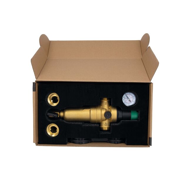 Фильтр самопромывной Thermo Alliance Forte 3/4" с редуктором для горячей воды SF128W20H, фото , зображення 7 | SNABZHENIE.com.ua Фильтр самопромывной Thermo Alliance Forte 3/4" с редуктором для горячей воды SF128W20H, фото , зображення 7 | SNABZHENIE.com.ua