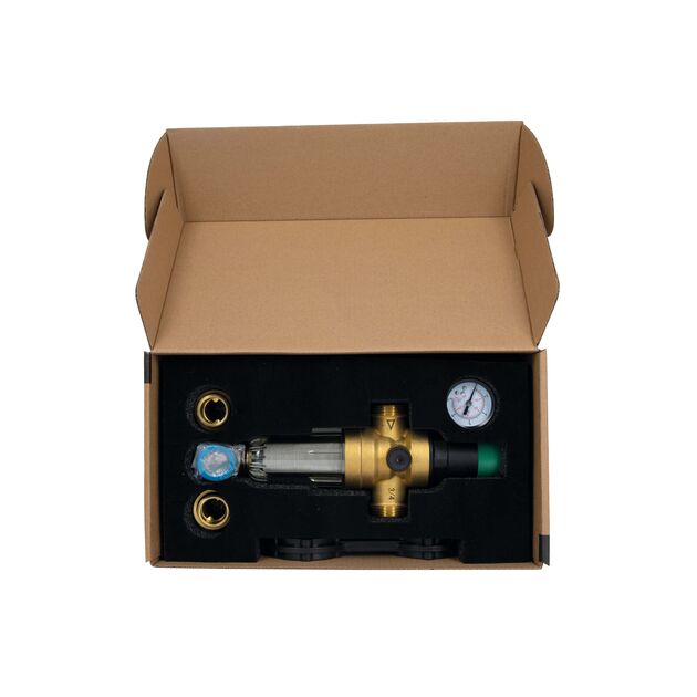 Фильтр самопромывной Thermo Alliance Forte 3/4" с редуктором для холодной воды SF128W20C, фото , зображення 7 | SNABZHENIE.com.ua Фильтр самопромывной Thermo Alliance Forte 3/4" с редуктором для холодной воды SF128W20C, фото , зображення 7 | SNABZHENIE.com.ua