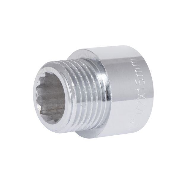 Удлинитель хромированный Thermo Alliance Forte 1/2"ВН, L=15 мм TAF1301515, фото  | SNABZHENIE.com.ua