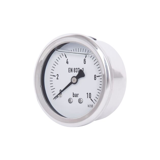 Thermo Alliance Forte Манометр глицериновый d63 мм, 1/4"Н с задним подключением (латунь) 0–10 бар TAF171G10B, фото , изображение 3 | SNABZHENIE.com.ua Thermo Alliance Forte Манометр глицериновый d63 мм, 1/4"Н с задним подключением (латунь) 0–10 бар TAF171G10B, фото , изображение 3 | SNABZHENIE.com.ua