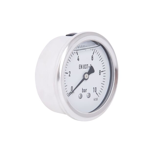 Thermo Alliance Forte Манометр глицериновый d63 мм, 1/4"Н с задним подключением (латунь) 0–10 бар TAF171G10B, фото , изображение 4 | SNABZHENIE.com.ua Thermo Alliance Forte Манометр глицериновый d63 мм, 1/4"Н с задним подключением (латунь) 0–10 бар TAF171G10B, фото , изображение 4 | SNABZHENIE.com.ua