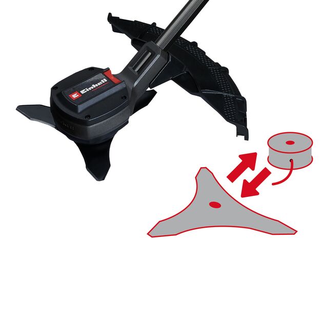 Einhell Тример-коса акумуляторна Einhell GP-BC 36/430 Li BL - Solo безщіткова 36В(18+18) 5200об/хв 7.25кг без АКБ та ЗП, фото , изображение 7 | SNABZHENIE.com.ua Einhell Тример-коса акумуляторна Einhell GP-BC 36/430 Li BL - Solo безщіткова 36В(18+18) 5200об/хв 7.25кг без АКБ та ЗП, фото , изображение 7 | SNABZHENIE.com.ua