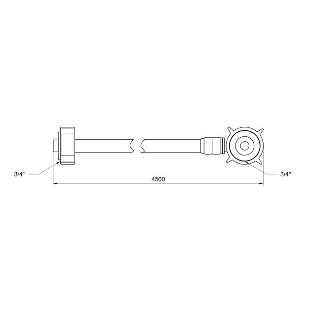 Шланг залив SD Plus для стиральной машины 450 см SD095W450, фото , зображення 2 | SNABZHENIE.com.ua Шланг залив SD Plus для стиральной машины 450 см SD095W450, фото , зображення 2 | SNABZHENIE.com.ua