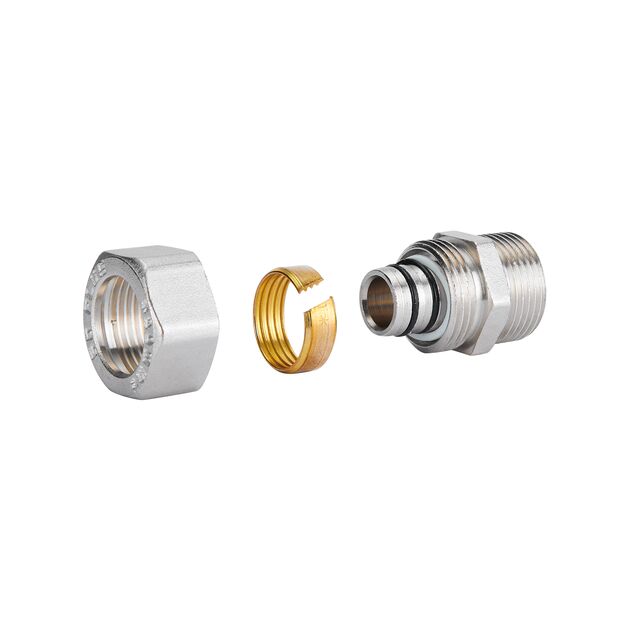 Переходник обжимной SD Plus 20х3/4" НР SD154W2020, фото , зображення 3 | SNABZHENIE.com.ua Переходник обжимной SD Plus 20х3/4" НР SD154W2020, фото , зображення 3 | SNABZHENIE.com.ua