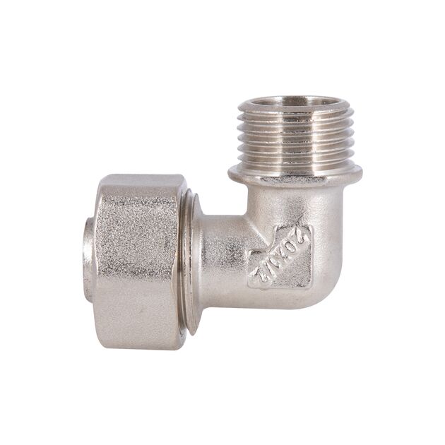 Уголок обжимной SD Plus 20х1/2" НР SD157W2015, фото , зображення 5 | SNABZHENIE.com.ua Уголок обжимной SD Plus 20х1/2" НР SD157W2015, фото , зображення 5 | SNABZHENIE.com.ua