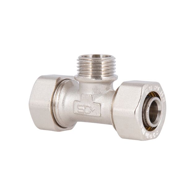 Тройник обжимной SD Plus 20х1/2"х20 НР SD160W201520, фото , изображение 4 | SNABZHENIE.com.ua Тройник обжимной SD Plus 20х1/2"х20 НР SD160W201520, фото , изображение 4 | SNABZHENIE.com.ua