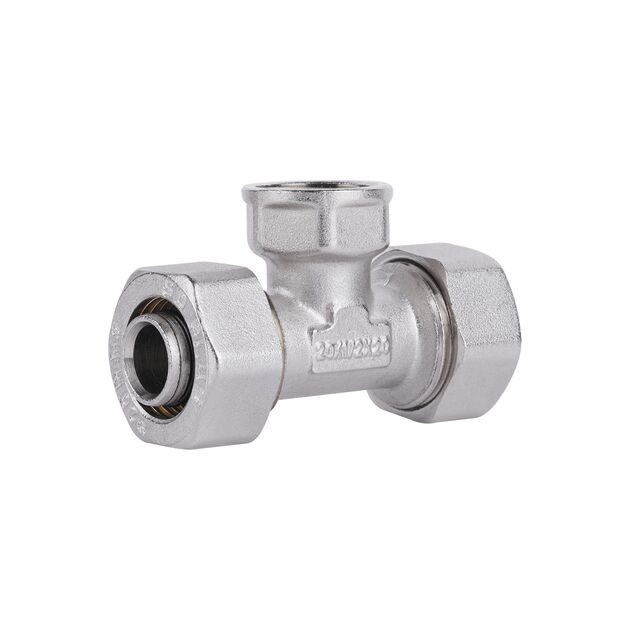 Тройник обжимной SD Plus 20х1/2"х20 ВР SD159W201520, фото  | SNABZHENIE.com.ua