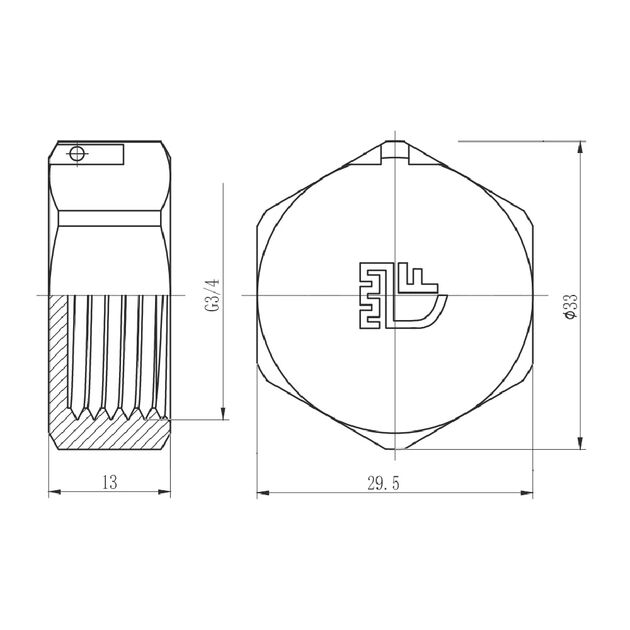Заглушка SD Forte 3/4" ВР SF35220, фото , изображение 2 | SNABZHENIE.com.ua Заглушка SD Forte 3/4" ВР SF35220, фото , изображение 2 | SNABZHENIE.com.ua