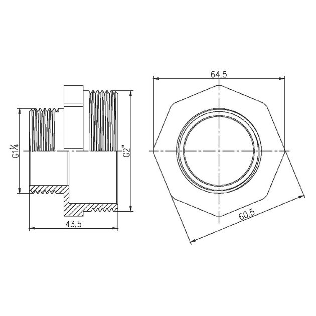 Ниппель редукционный SD Forte 2"х1" 1/4 SF3595032, фото , изображение 2 | SNABZHENIE.com.ua Ниппель редукционный SD Forte 2"х1" 1/4 SF3595032, фото , изображение 2 | SNABZHENIE.com.ua