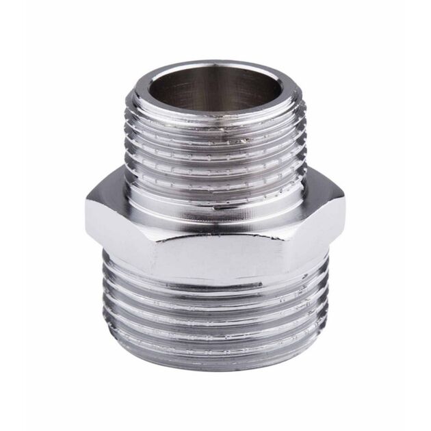 Ниппель редукционный SD Forte 3/4"х1/2" хром SF359H2015, фото  | SNABZHENIE.com.ua