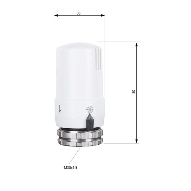 Термоголовка SD Plus 30х1,5 SD355, фото , зображення 2 | SNABZHENIE.com.ua Термоголовка SD Plus 30х1,5 SD355, фото , зображення 2 | SNABZHENIE.com.ua