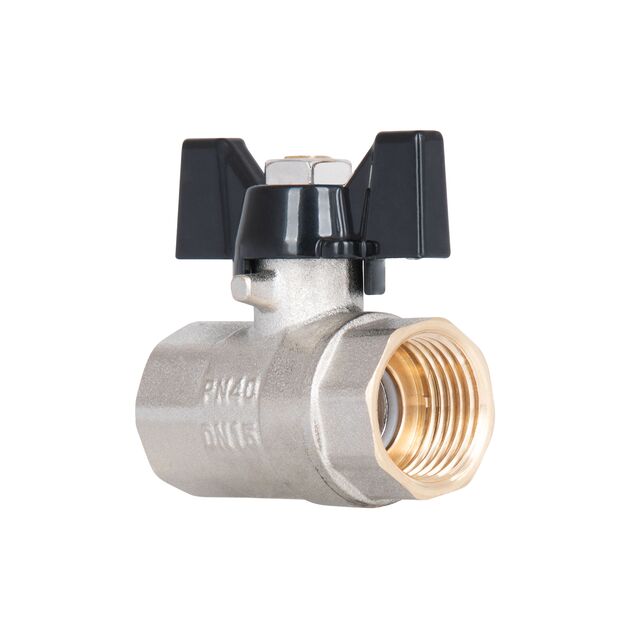 Кран шаровой SD Plus 1/2" ВР для воды (бабочка) SD602W15, фото , изображение 3 | SNABZHENIE.com.ua Кран шаровой SD Plus 1/2" ВР для воды (бабочка) SD602W15, фото , изображение 3 | SNABZHENIE.com.ua