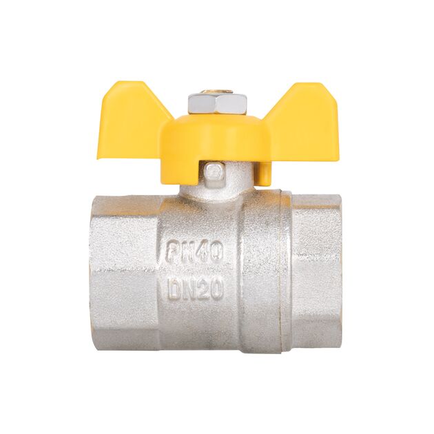 Кран шаровой SD Plus 3/4" ВР для газа (бабочка) SD602G20, фото , изображение 5 | SNABZHENIE.com.ua Кран шаровой SD Plus 3/4" ВР для газа (бабочка) SD602G20, фото , изображение 5 | SNABZHENIE.com.ua