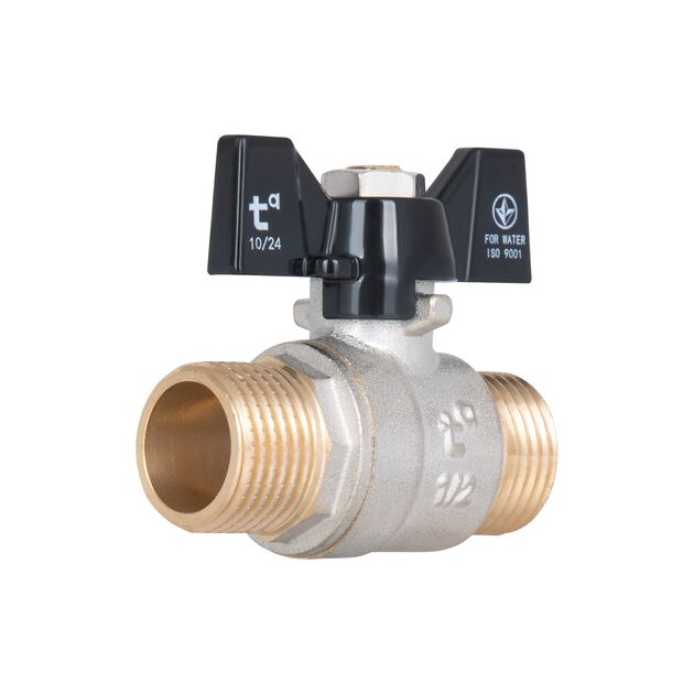 Кран шаровой SD Plus 1/2" НН для воды (бабочка) SD606W15, фото  | SNABZHENIE.com.ua