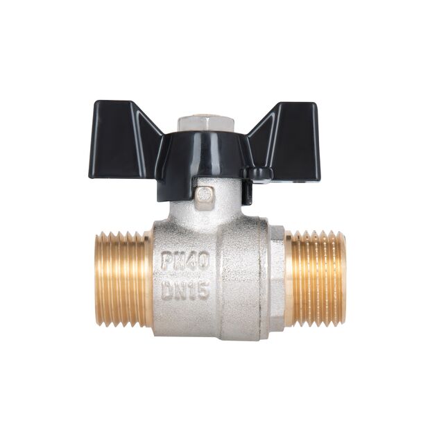 Кран шаровой SD Plus 1/2" НН для воды (бабочка) SD606W15, фото , изображение 5 | SNABZHENIE.com.ua Кран шаровой SD Plus 1/2" НН для воды (бабочка) SD606W15, фото , изображение 5 | SNABZHENIE.com.ua