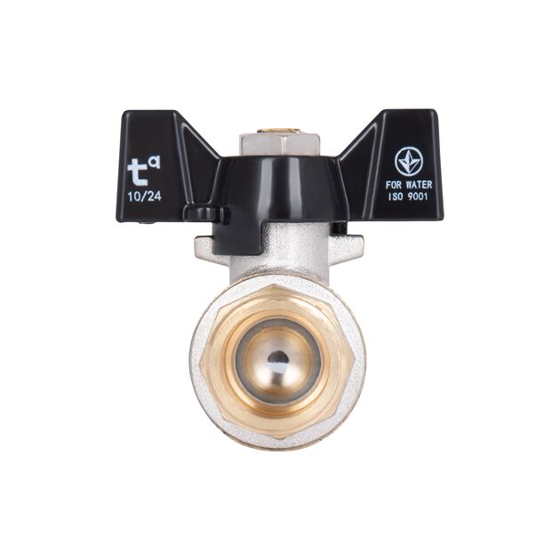 Кран шаровой SD Plus 1/2" НН для воды (бабочка) SD606W15, фото , изображение 7 | SNABZHENIE.com.ua Кран шаровой SD Plus 1/2" НН для воды (бабочка) SD606W15, фото , изображение 7 | SNABZHENIE.com.ua