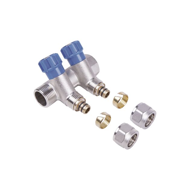 Коллектор SD Plus 3/4" 2 выхода SD230W2, фото , изображение 3 | SNABZHENIE.com.ua Коллектор SD Plus 3/4" 2 выхода SD230W2, фото , изображение 3 | SNABZHENIE.com.ua