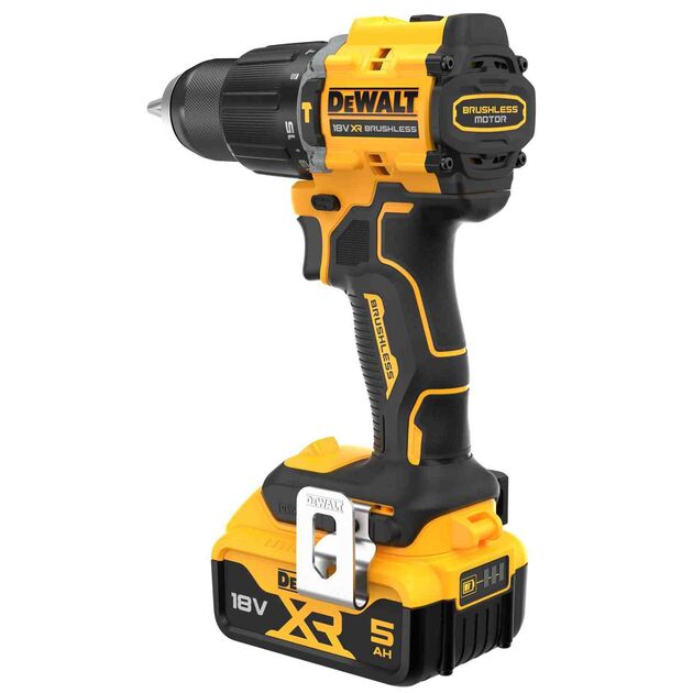 Дрель-шуруповёрт аккумуляторная бесщёточная ударная DeWALT DCD799P2T, фото , изображение 4 | SNABZHENIE.com.ua Дрель-шуруповёрт аккумуляторная бесщёточная ударная DeWALT DCD799P2T, фото , изображение 4 | SNABZHENIE.com.ua