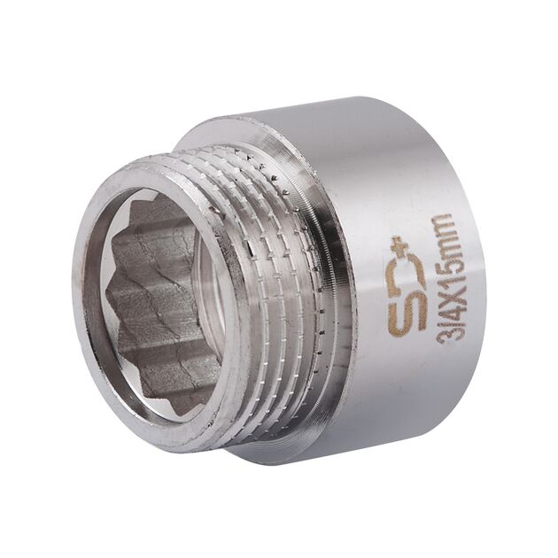 Удлинитель SD Plus 15х3/4" хром SD1302015, фото  | SNABZHENIE.com.ua