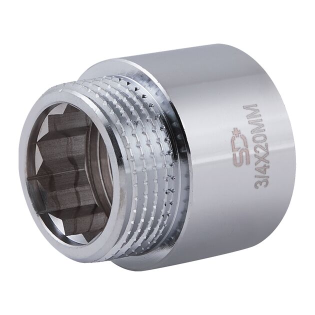 Удлинитель SD Plus 20х3/4" хром SD1302020, фото  | SNABZHENIE.com.ua