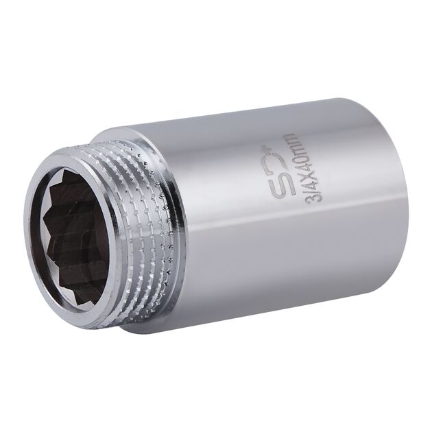 Удлинитель SD Plus 40х3/4" хром SD1302040, фото  | SNABZHENIE.com.ua