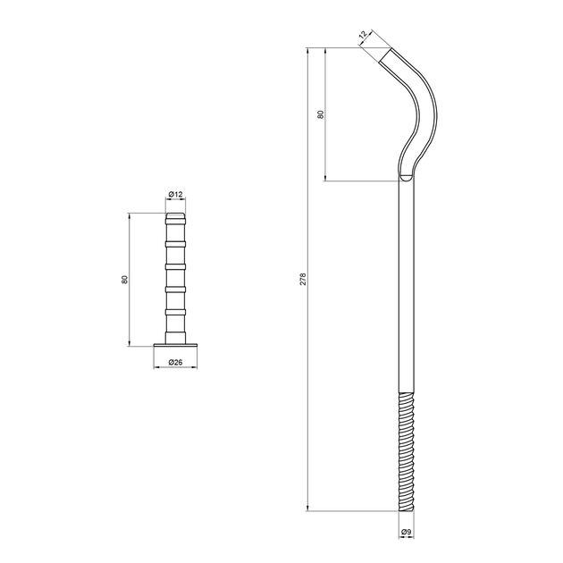 Крепеж SD Plus на чугунный радиатор 10х280 мм SD113280, фото , зображення 2 | SNABZHENIE.com.ua Крепеж SD Plus на чугунный радиатор 10х280 мм SD113280, фото , зображення 2 | SNABZHENIE.com.ua