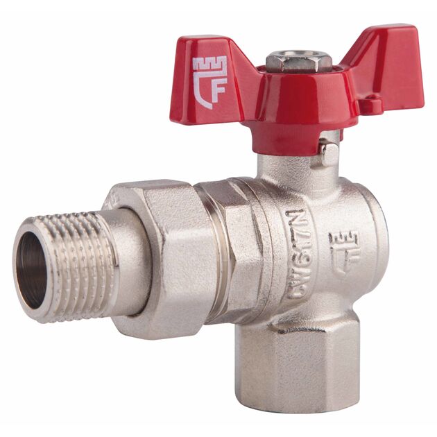 Кран шаровой "Американка" SD Forte 3/4" угловой SF221W20, фото  | SNABZHENIE.com.ua
