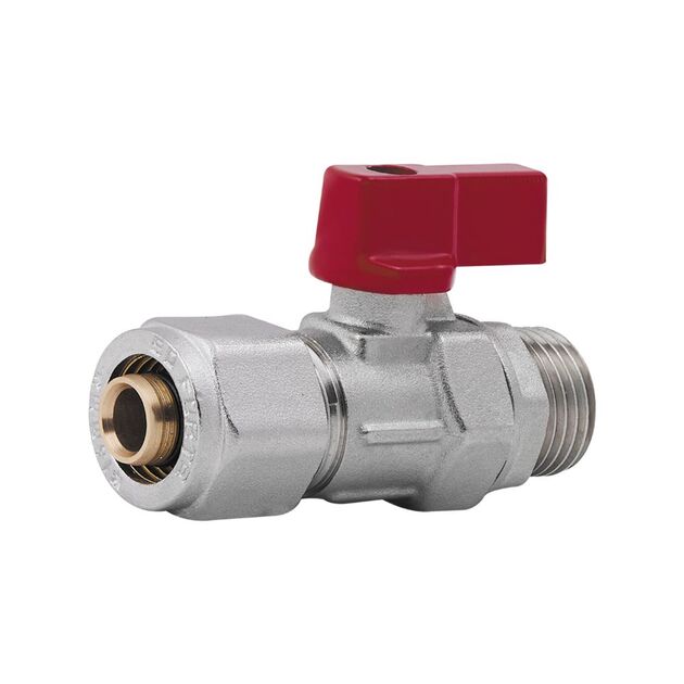 Кран шаровой обжимной SD Forte 16х1/2" НР SF262W15, фото  | SNABZHENIE.com.ua