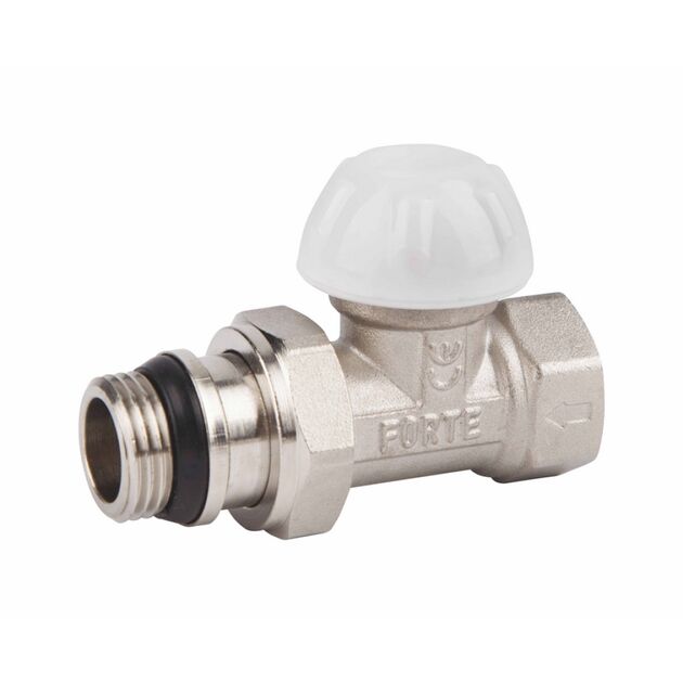 Кран радиаторный SD Forte Powerful 1/2" с антипротечкой прямой SF231W15, фото  | SNABZHENIE.com.ua