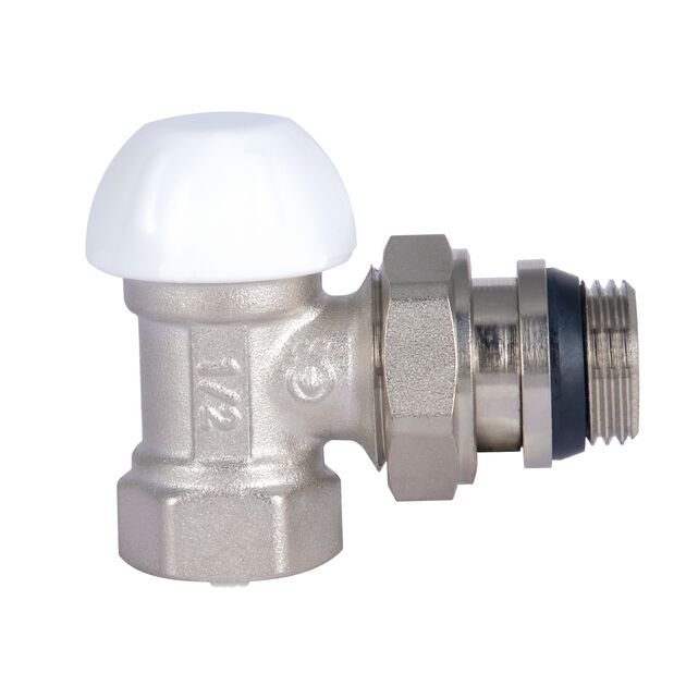 Кран радиаторный SD Forte Powerful 1/2" с антипротечкой угловой SF233W15, фото , зображення 5 | SNABZHENIE.com.ua Кран радиаторный SD Forte Powerful 1/2" с антипротечкой угловой SF233W15, фото , зображення 5 | SNABZHENIE.com.ua
